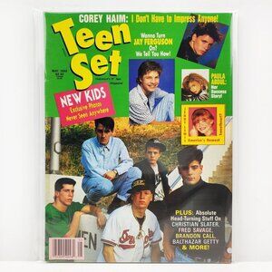 Teen Set Magazine New Kids on Block NKOTB Corey Haim May 1990 Unread Stock
